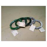 Vintage Marbled Lucite decorative rings