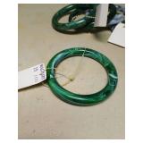 Vintage Marbled Lucite decorative rings