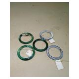 Vintage Marbled Lucite decorative rings