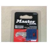 Master Lock 132DCM Blue Covered Brass Padlock