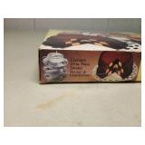 Vintage Chicago Metallic Checkerboard Cake Pan Set