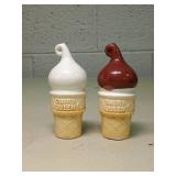 Dairy Queen Salt and Pepper Shakers Ice Cream Cone Set