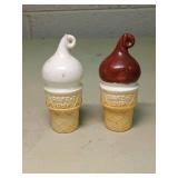 Dairy Queen Salt and Pepper Shakers Ice Cream Cone Set