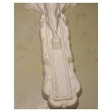 Decorative White Wall Cross