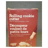 Rolling Cookie Cutter Set with 18 Shapes