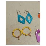 Fashion Earrings Collection - 6 Pairs Mixed Styles