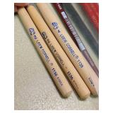 Set of different art brushes