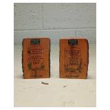 1966 Cowtown Trading Post Wooden salt and pepper shakers  - Cheney Lake