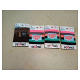 Scunci No Damage Hair Elastics Multi-Pack lot of 4