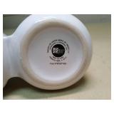 Houston Harvest Double Condiment Server with Wooden Spoons