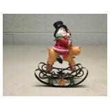Snowman and Reindeer Christmas Figurine