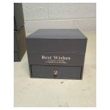 Lot of 4 Best Wishes Gift Boxes with Drawers