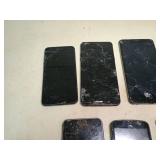 Lot of 8 old smart phones