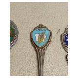 Decorative State Souvenir Spoon Collection
