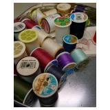 Mixed Thread Collection in Purple Tin
