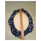 Decorative Bath Wall Sign with Floral Pattern