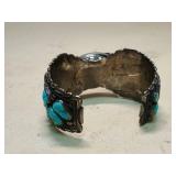 Native American Turquoise Watch Cuff