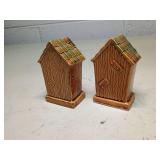 Ceramic Outhouse Salt and Pepper Shakers