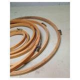 Wood Embroidery Hoops lot