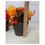 Fall Mum Potted Arrangement lot of 6