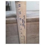 Rustic Wooden Storage Chest with Hinged Lid