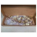 Gold Metal Leaf Branch Wall Art