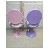 Battat Polka Dot Doll Salon Chairs