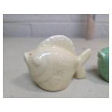 Ceramic Fish Salt and Pepper Shakers Set