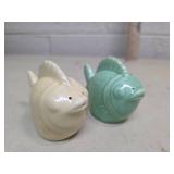 Ceramic Fish Salt and Pepper Shakers Set