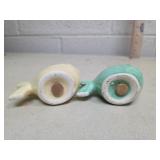 Ceramic Fish Salt and Pepper Shakers Set