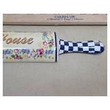 Decorative Ceramic Rolling Pin wall art- Bless This House