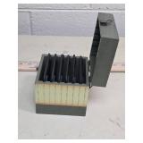 Winter Greetings Snowman Coaster Set with Storage Box