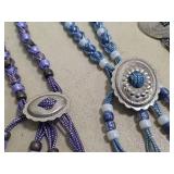 Lot of 3 decorative bolo style necklaces