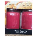 Mainstays Warm Apple Pie 5-Piece Jar Candle Set