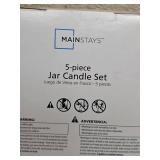 Mainstays Warm Apple Pie 5-Piece Jar Candle Set