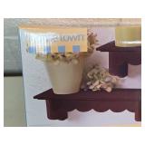 HomeTown 12-inch Decorative Wall Shelf Set