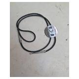 Native American Style Bird Design Bolo Tie