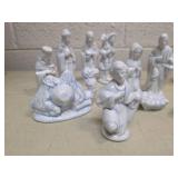 Very nice Porcelain Nativity set