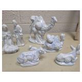 Very nice Porcelain Nativity set