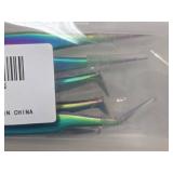 Rainbow Eyelash Tweezer Set by Mudder
