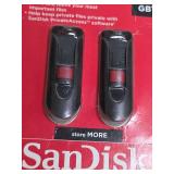 SanDisk Cruzer Glide 64GB USB 2.0 Flash Drive 2-Pack