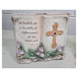 Decorative Bible Verse Book Display