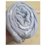 Comfort Bay Grey Fleece Throw Blanket