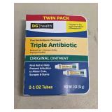 DG Health Triple Antibiotic Ointment Twin Pack