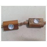 Mountain Woody Carvings Marvel Cave park commemorative salt and pepper shakes