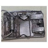 1984 Ten Commandments Bible Collectible limited edition belt buckle