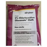 Stryker Sage 2% Chlorhexidine Gluconate Prep Cloths - Pack of 6