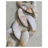 Marbled Acrylic Chain Link Necklace