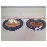 Handcrafted Heart Wall Decor Set