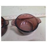 Corning Vision Amber Glass Individual Casseroles